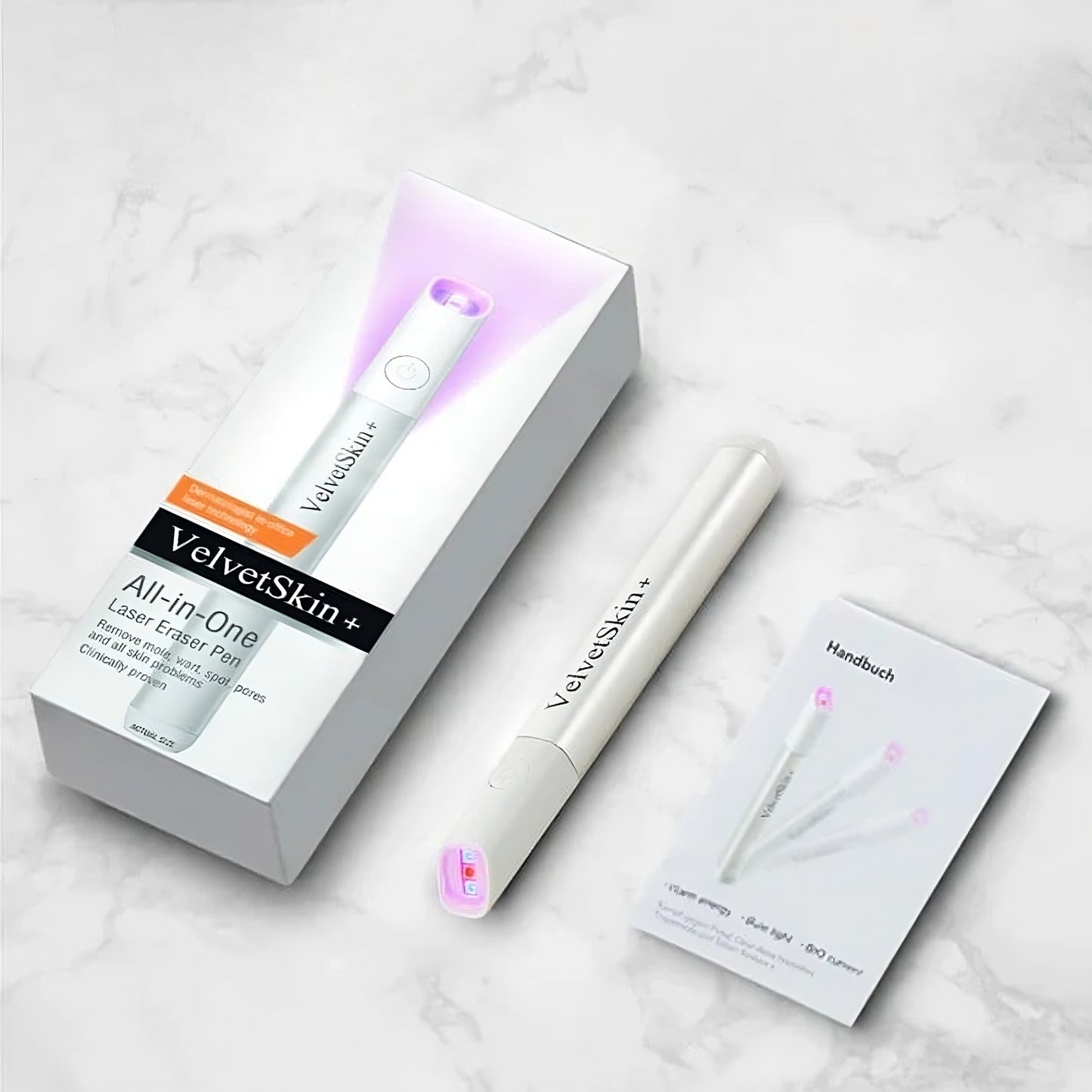 VelvetSkin+™ Hepsi Bir Arada CO₂ Lazer Silici Kalem | Benleri, Siğilleri, Cilt Kusurlarını ve Pigmentasyonları Giderir